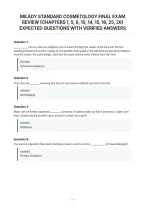 Milady Standard Cosmetology Final Exam&NewLine;Review &lpar;Chapters 1&comma; 5&comma; 9&comma; 10&comma; 14&comma; 15&comma; 16&comma; 25&comma; 26&rpar;&NewLine;Expected Questions With Verified Answers