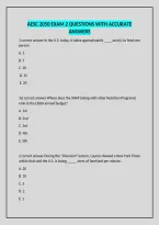 Aesc 2050 Exam 2 Questions With Accurate Answers