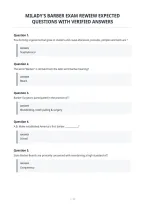 Milady's Barber Exam Rewiew Expected&NewLine;Questions With Verified Answers