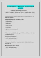 Aesc 2050 Exam 2 Questions With Accurate Answers