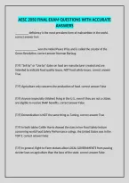 Aesc 2050 Final Exam Questions With Accurate Answers