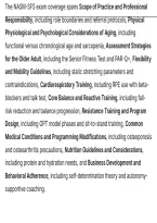 National Academy of Sports Medicine Senior Fitness Specialist &lpar;NASM-SFS&rpar; Certification Exam QUESTIONS WITH DETAILED SOLUTIONS AND RATIONALES&period;pdf&NewLine;&NewLine;1