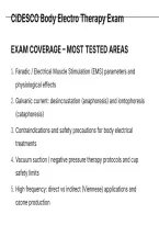 Cidesco Body Electro Therapy Exam Questions And Correct Verified Solutions Latest Update This Year- Just Released&period;pdf&NewLine;&NewLine;