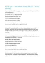 NU 309 Exam 2 &vert; Mental Health Nursing &lpar;2026&rpar; Q&A &vert; Herzing University