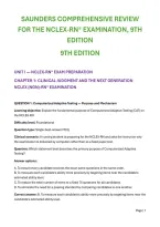 Saunders Comprehensive Review for the NCLEX-RN&reg; Examination 9th Edition Test Bank &vert; Linda Anne Silvestri & Angela Silvestri &vert; NCLEX-RN Practice Questions&comma; Answers&comma; Rationales & Exam Prep