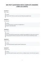Mn Post Questions With Complete Answers&NewLine;&lpar;100&percnt; Accurate&rpar;&NewLine;