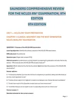 Saunders Comprehensive Review for the NCLEX-RN 9th Edition &ndash; Complete Study Guide&comma; NCLEX Practice Questions&comma; Answers & Detailed Rationales&comma; NGN Clinical Judgment Exam Prep