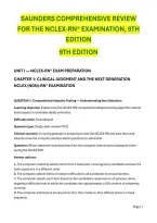 Saunders Comprehensive Review for the NCLEX-RN 9th Edition &vert; NCLEX Exam Prep&comma; Practice Questions&comma; Answers & Rationales&comma; Nursing Study Guide