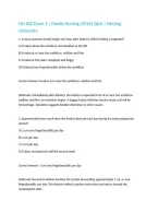 NU 402 Exam 3 &vert; Family Nursing &lpar;2026&rpar; Q&A &vert; Herzing University