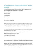 NU 402 Midterm Exam &vert; Family Nursing &lpar;2026&rpar; Q&A &vert; Herzing University