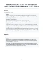 Msf Basic Ecourse Basics For Emergencies&NewLine;Questions With Verified Answers Latest Update