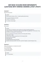 Msf Basic Ecourse Rider Impairments&NewLine;Questions With Verified Answers Latest Update