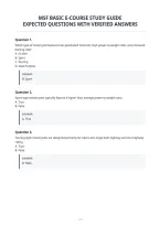Msf Basic E-Course Study Guide&NewLine;Expected Questions With Verified Answers