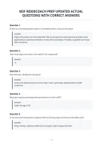 Msf Ridercoach Prep Updated Actual&NewLine;Questions With Correct Answers&NewLine;
