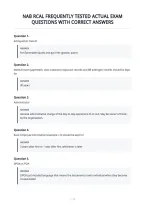 Nab Rcal Frequently Tested Actual Exam&NewLine;Questions With Correct Answers&NewLine;