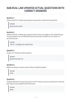 Nab Rcal Law Updated Actual Questions With&NewLine;Correct Answers&NewLine;