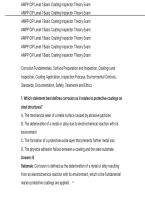 AMPP CIP Level 1 Basic Coating Inspector Theory Exam QUESTIONS WITH DETAILED SOLUTIONS AND RATIONALES&period;pdf&NewLine;&NewLine;1