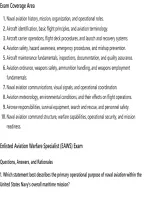 Enlisted Aviation Warfare Specialist &lpar;EAWS&rpar; Exam &comma; QUESTIONS WITH DETAILED SOLUTIONS AND RATIONALES&period;pdf&NewLine;&NewLine;