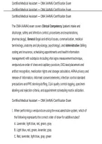 Certified Medical Assistant &mdash; CMA &lpar;AAMA&rpar; Certification Exam QUESTIONS WITH DETAILED SOLUTIONS AND RATIONALES&period;pdf&NewLine;&NewLine;