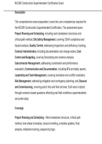 NCCER Construction Superintendent Certification Exam QUESTIONS WITH DETAILED SOLUTIONS AND RATIONALES&period;pdf&NewLine;&NewLine;