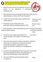 Chapter 2 Review Questions &lpar;EMSE&rpar; Questions with complete solution 2026&sol;2027 updated