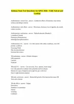 Indiana State Test Questions for QMA 2026 - Fully Solved and Verified