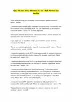 Quiz 5 Latest Study Material NU 631 - Full Answer Key Verified