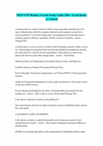 NIGP CPP Module A Exam Study Guide 2026 - Exam Ready A&plus; Scored