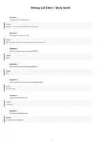 Biology Lab Exam 1 Complete Exam Preparation Guide