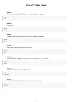 Biology Final Exam Study Guide And Exam Prep