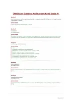 CANS Exam Questions And Answers Rated Grade A&plus;&period;