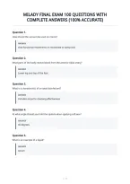 Milady Standard Cosmetology 14Th Edition&NewLine;&lpar;State Board&rpar; Questions With Verified&NewLine;Answers Latest Update
