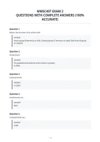 Mmsc407 Exam 2&NewLine;Questions With Complete Answers &lpar;100&percnt;&NewLine;Accurate&rpar;