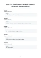 Navedtra Series Questions With Complete&NewLine;Answers &lpar;100&percnt; Accurate&rpar;&NewLine;