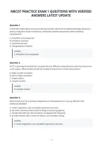 Nbcot Practice Exam 1 Questions With Verified&NewLine;Answers Latest Update