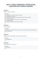 Nhs 111 Exam 2 Frequently Tested Actual&NewLine;Questions With Correct Answers&NewLine;