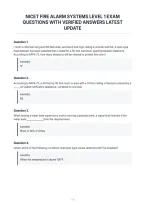 Nicet Fire Alarm Systems Level 1 Exam&NewLine;Questions With Verified Answers Latest&NewLine;Update&NewLine;