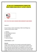 Ati Rn Vati Comprehensive Predictor Proctored Exam 2026-27 Latest Update&period;