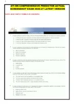 Ati Rn Comprehensive Predictor Actual Screenshot Exam 2026-27 Latest Version&period;