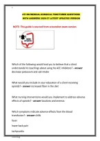 Ati Rn Medical-Surgical Proctored