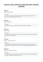 Msn 612 Final Expected Questions With Verified&NewLine;Answer