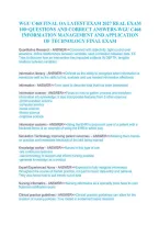 WGU C468 Information Management and Application of Technology Final OA Exam 2027 &vert; 100&plus; Questions and Answers