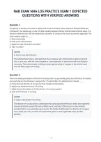 Nab Exam Nha Los Practice Exam 1 Expected&NewLine;Questions With Verified Answers&NewLine;