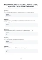 Nab Exam Study Stan Mucinic Updated Actual&NewLine;Questions With Correct Answers
