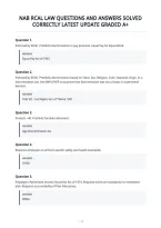 Nab Rcal Law Questions And Answers Solved&NewLine;Correctly Latest Update Graded A&plus;