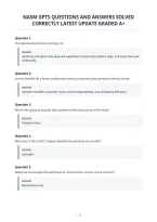 Nasm Gpts Questions And Answers Solved&NewLine;Correctly Latest Update Graded A&plus;