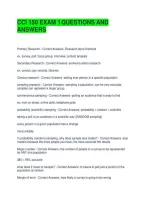 Cci 150 Exam 1 Questions And Answers &lpar;Graded A&rpar;&NewLine;