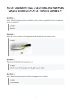 Nocti Culinary Final Questions And Answers&NewLine;Solved Correctly Latest Update Graded A&plus;&NewLine;