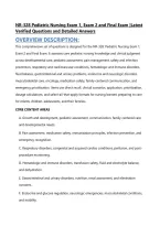 NR-328 Pediatric Nursing Exam 1&comma; Exam 2 and Final Exam &vert;Latest &NewLine;Verified Questions and Detailed Answers 