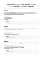 Nbcot Practice Exam 1 Updated Actual&NewLine;Questions With Correct Answers